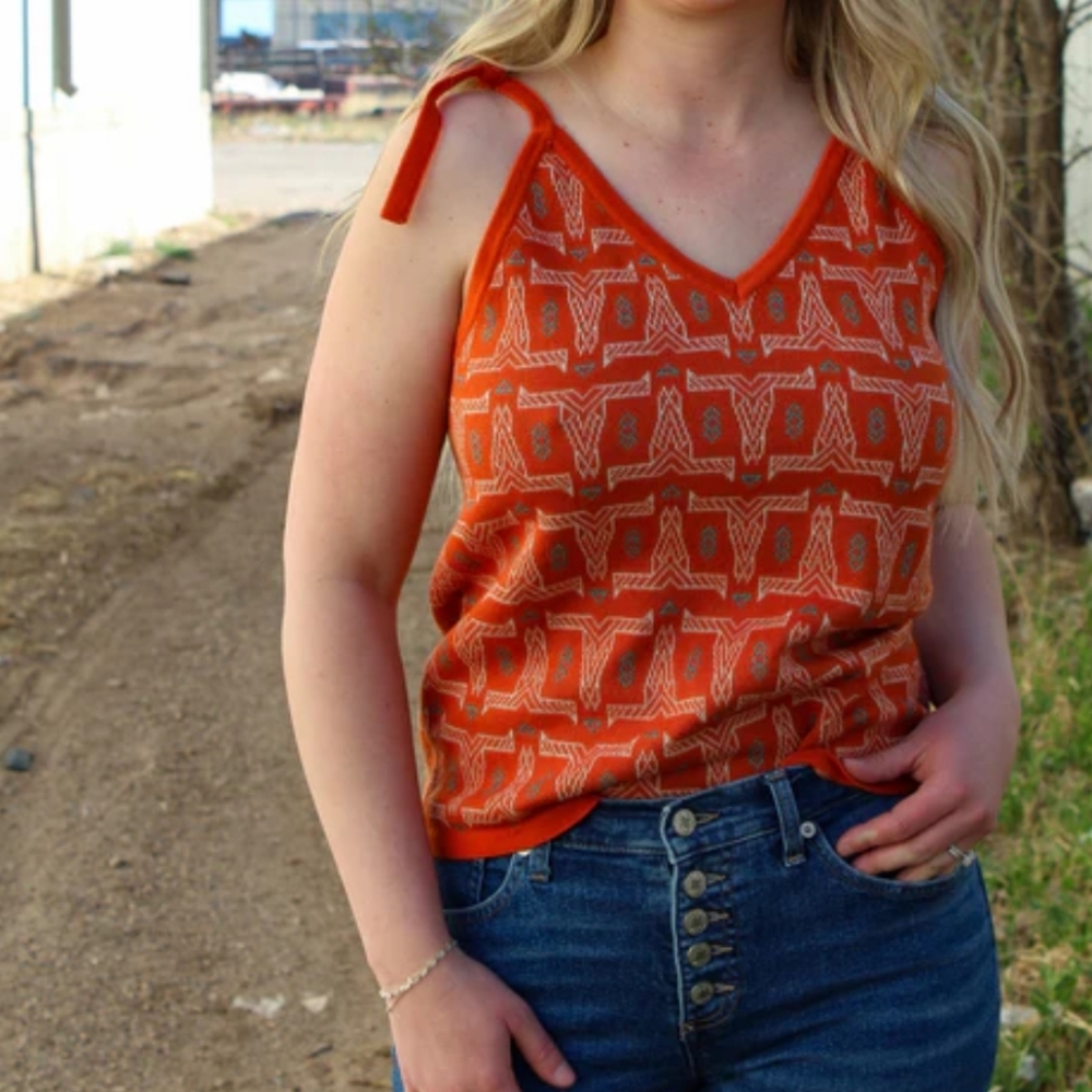 Sweater Tank with Adjustable Straps